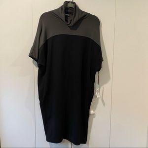 NWT Prologue Knit Tunic Dress in Grey and Black
